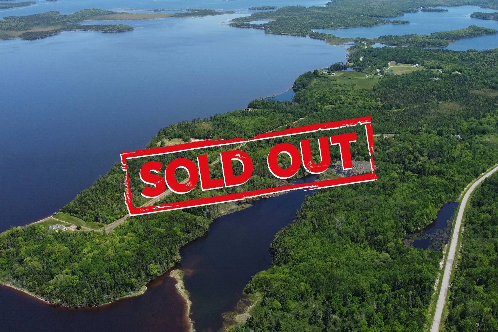 A view of the estate from above