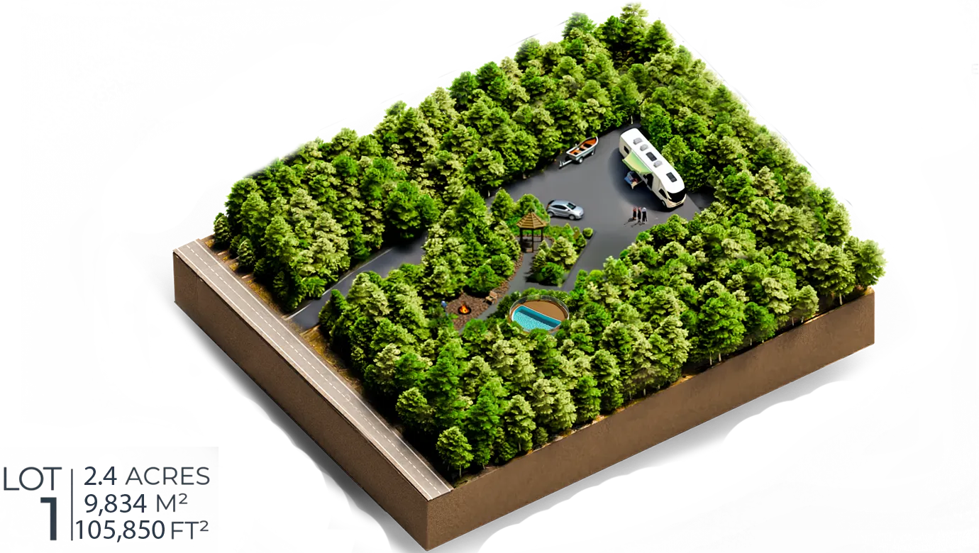 3D rendering of RV